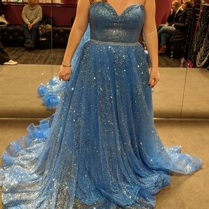 Ellie Wilde A-line Prom Dress